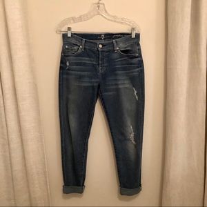7 for All Mankind Josefina Skinny Boyfriend Jeans